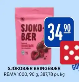 Rema 1000 Sjokobær bringebær tilbud