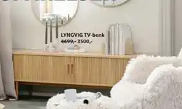 JYSK LYNGVIG TV-benk, NOK 3500 tilbud