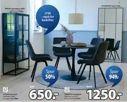 JYSK HYGUM spisestol, NOK 650 tilbud