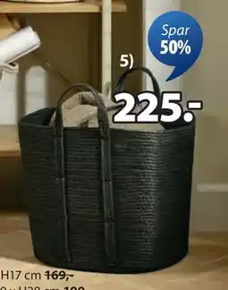 JYSK HJALTI kurv., NOK 225 tilbud