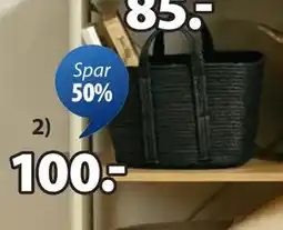 JYSK HJALTI kurv, NOK 100 tilbud