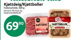 Joker Kjøttdeig/Kjøttboller, NOK 69.9 tilbud