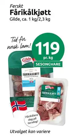 Joker Fårikålkjøtt, NOK 119 tilbud