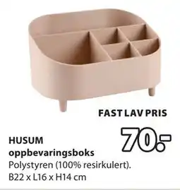 JYSK HUSUM oppbevaringsboks, NOK 70 tilbud