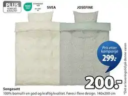 JYSK Sengesett, NOK 200 tilbud