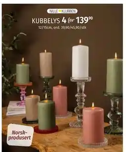 Nille KUBBELYS, Medlemspris tilbud