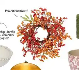 Nille Krans m/oransje bær, 50cm, NOK 299.95 tilbud