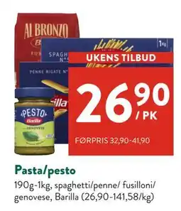 Jacobs Pasta/pesto, NOK 26.9 tilbud