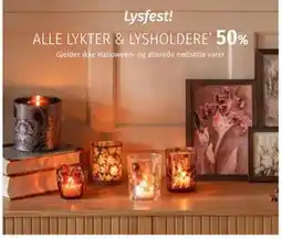 Nille ALLE LYKTER & LYSHOLDERE tilbud