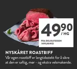 Jacobs NYSKÅRET ROASTBIFF, NOK 49.9 tilbud
