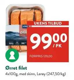 Jacobs Ørret filet, NOK 99 tilbud
