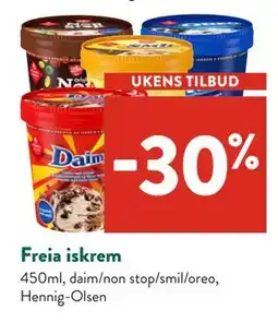 Jacobs Freia iskrem tilbud