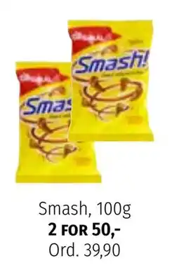 Nille Smash, 100g, NOK 50 tilbud