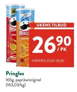 Jacobs Pringles, NOK 26.9 tilbud