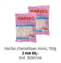 Nille Haribo chamallows minis, 150g, NOK 60 tilbud