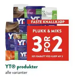 Jacobs YT produkter tilbud