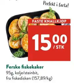 Jacobs Ferske fiskekaker, NOK 15 tilbud