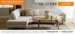 Skeidar Mandal hjørnesofa, NOK 27999 tilbud
