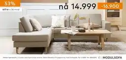Skeidar Hedda hjørnesofa, NOK 14999 tilbud