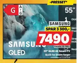 POWER 55 QLED 4K Smart-TV, NOK 7490 tilbud