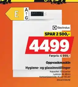 POWER Oppvaskmaskin, NOK 4499 tilbud