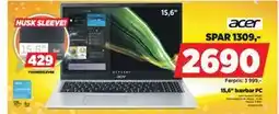 POWER 15,6 bærbar PC, NOK 2690 tilbud