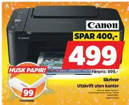 POWER Skriver, NOK 499 tilbud