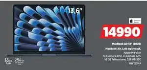 POWER MacBook Air 13 (2025), NOK 14990 tilbud
