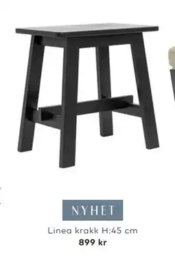Skeidar Linea krakk H:45 cm, NOK 899 tilbud