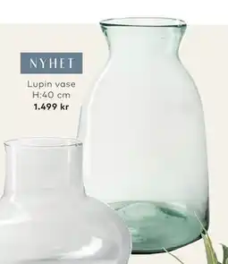 Skeidar Lupin vase H:40 cm, NOK 1499 tilbud
