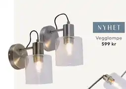 Skeidar Vegglampe, NOK 599 tilbud
