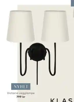 Skeidar Victoria vegglampe, NOK 799 tilbud
