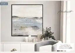 Skeidar Trace Of Nature maleri 100x100 cm med eikeramme, NOK 6999 tilbud