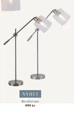 Skeidar Bordlampe, NOK 999 tilbud