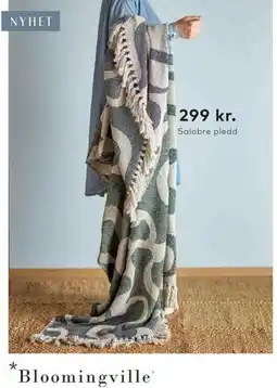 Skeidar Salobre pledd, NOK 299 tilbud