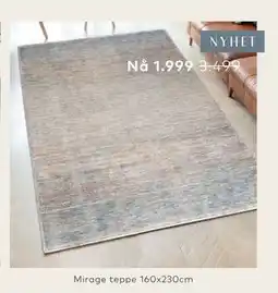 Skeidar Mirage teppe 160x230cm, NOK 1999 tilbud