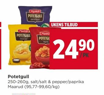Meny Potetgull tilbud