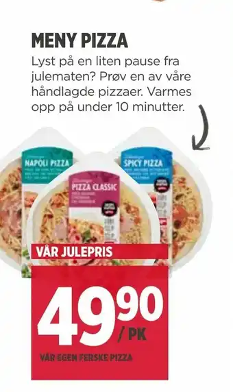 Meny Meny pizza tilbud