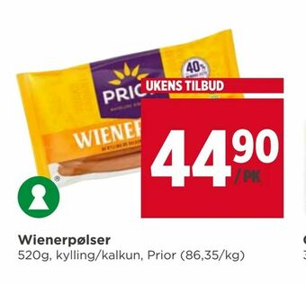 Meny Wienerpølser tilbud