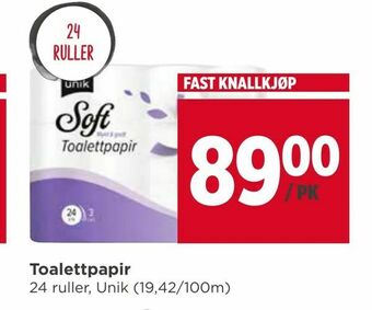 Meny Toalettpapir tilbud