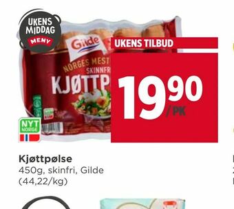 Meny Kjøttpølse tilbud