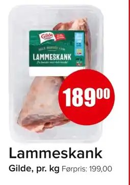 Eurospar GILDE Lammeskank tilbud