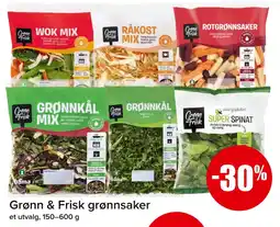 Eurospar GRØN & FRISK Grønnsaker tilbud