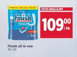 Meny FINISH All in one tilbud