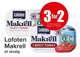 Eurospar LOFOTEN Makrell tilbud