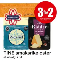 Eurospar TINE Smaksrike oster tilbud