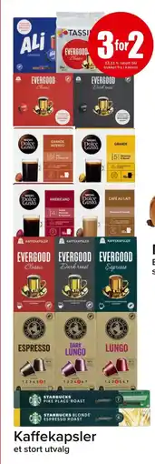 Eurospar Kaffekapsler tilbud