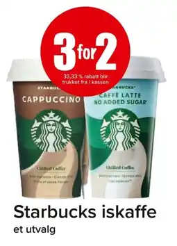 Eurospar STARBUCKS Iskaffe tilbud
