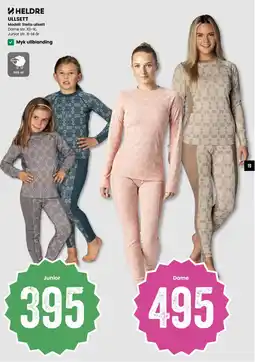 Sport Outlet HELDRE ULLSETT Modell: Stella ullsett tilbud