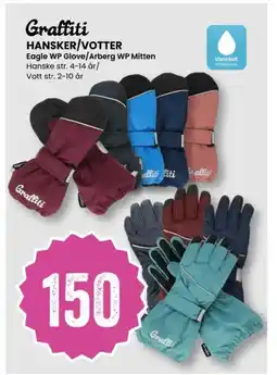 Sport Outlet Graffiti hansker/votter Eagle WP Glove/Arberg WP Mitten tilbud
